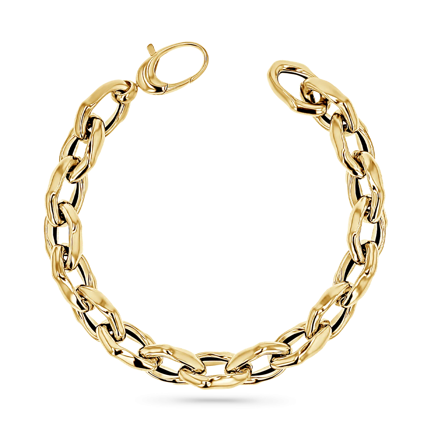 Chunky Sculptured Link Bracelet