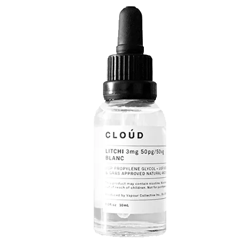 Cloud E-Liquid Blanc - Litchi