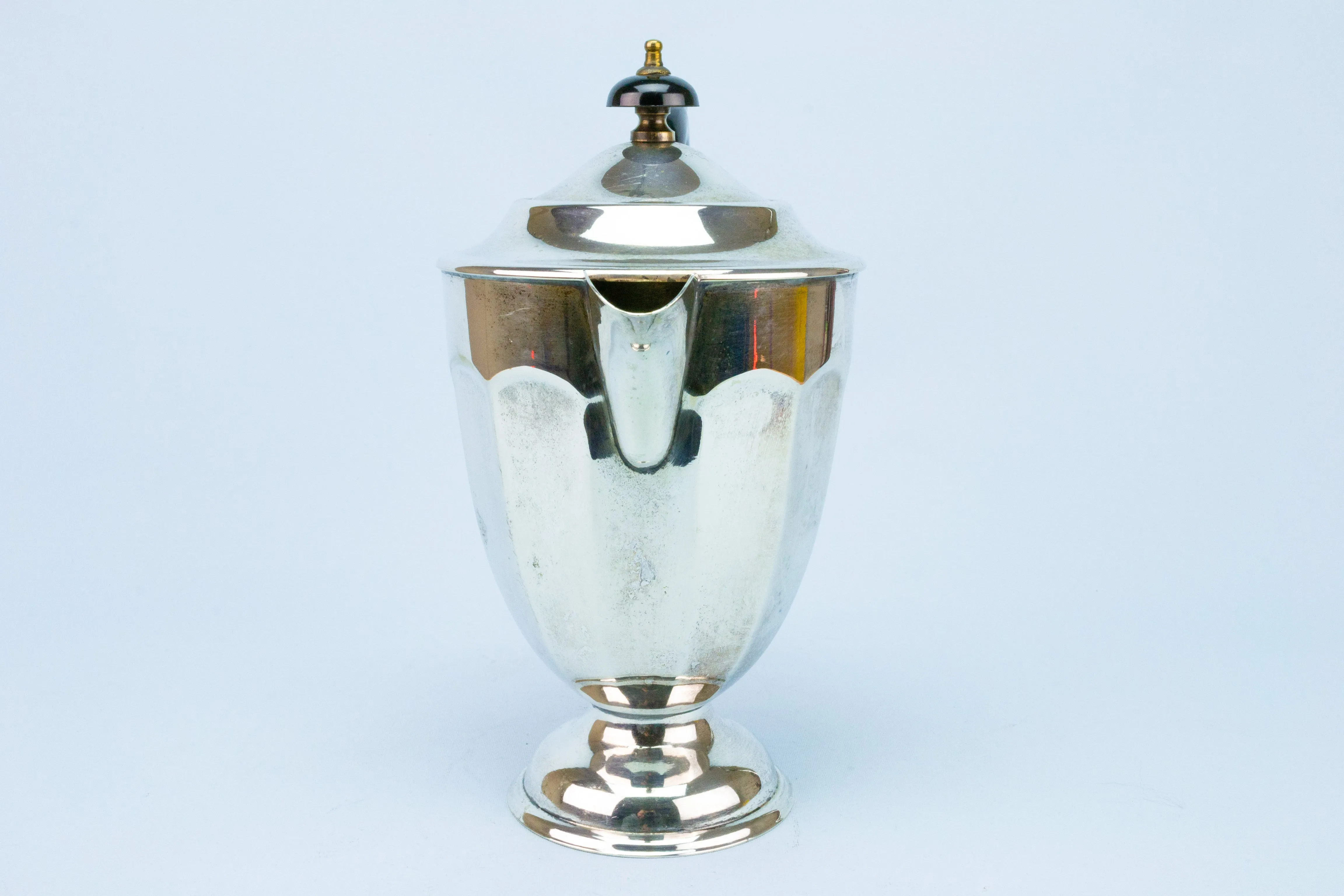 Coffee Pot Silver Plated Art Deco 1930s