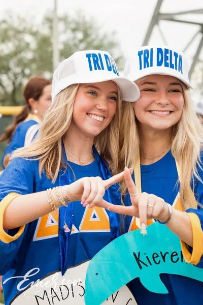 Delta Delta Delta Recruitment and Bid Day Greek Letter Jersey