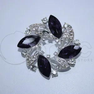 Diamante Brooch Pins