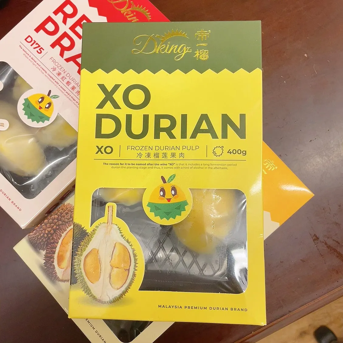 Dking Frozen XO Durian Pulp - 400g