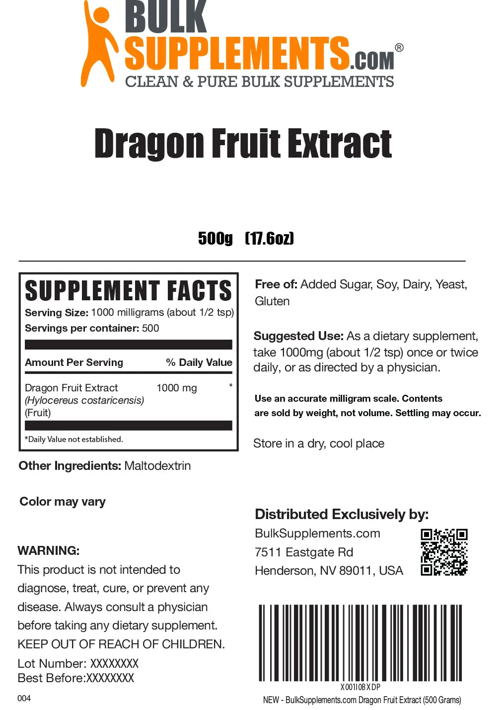 Dragon Fruit Extract Powder