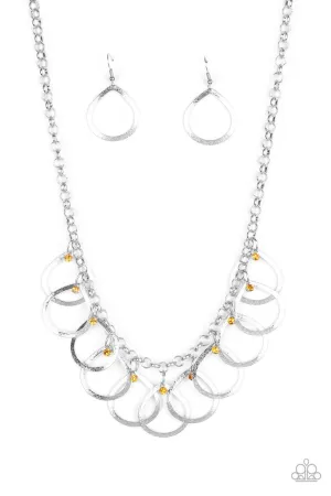 Drop by Drop Yellow Paparazzi Necklace