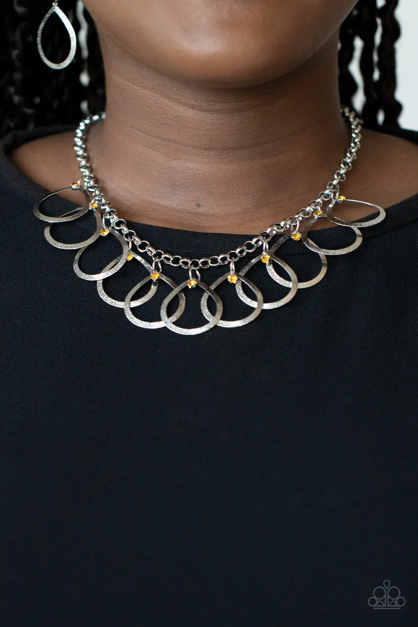Drop by Drop Yellow Paparazzi Necklace
