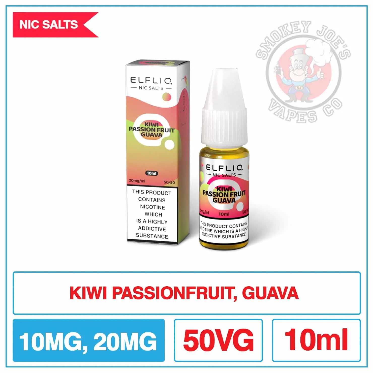 Elfliq - Nic Salt - Kiwi Passion Fruit Guava