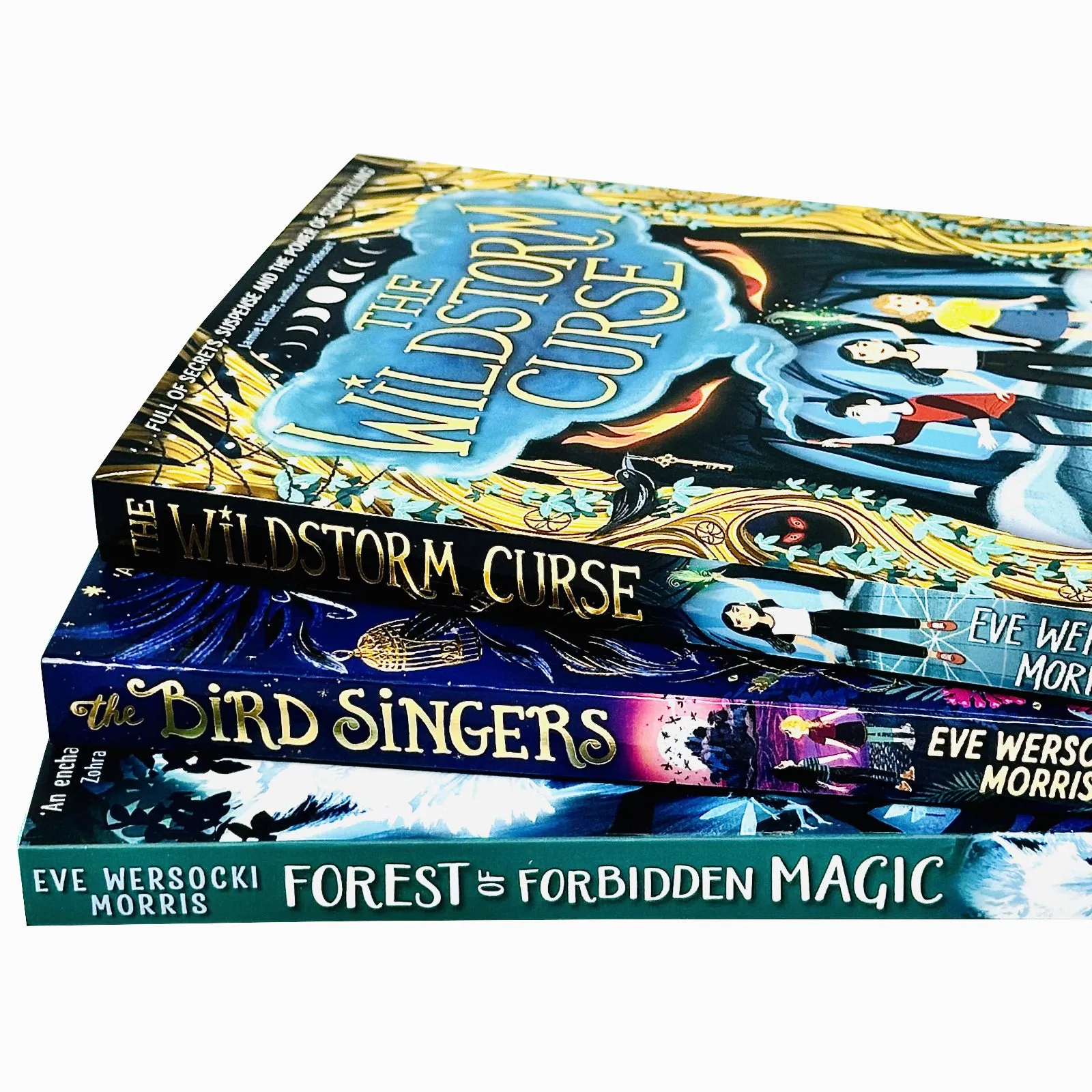 Eve Wersocki Morris Collection 3 Books Set (The Wildstorm Curse, The Bird Singers & Forest of Forbidden Magic)