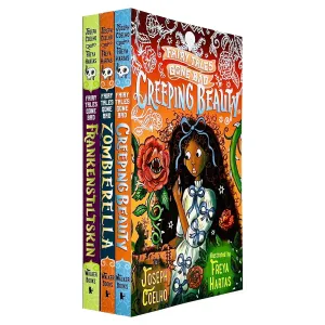 Fairy Tales Gone Bad Series Collection 3 Books Set By Joseph Coelho (Zombierella, Creeping Beauty, Frankenstiltskin)