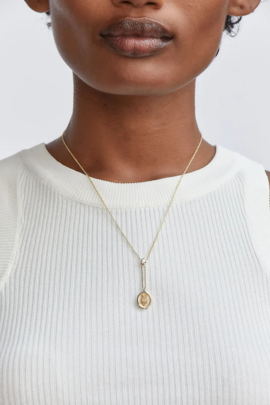 Fantasy Signet Pendant Necklace |  Unicorn