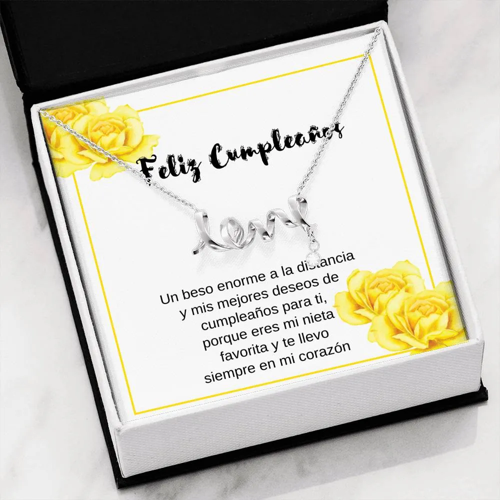 Feliz cumpleaños - Eres mi nieta favorita