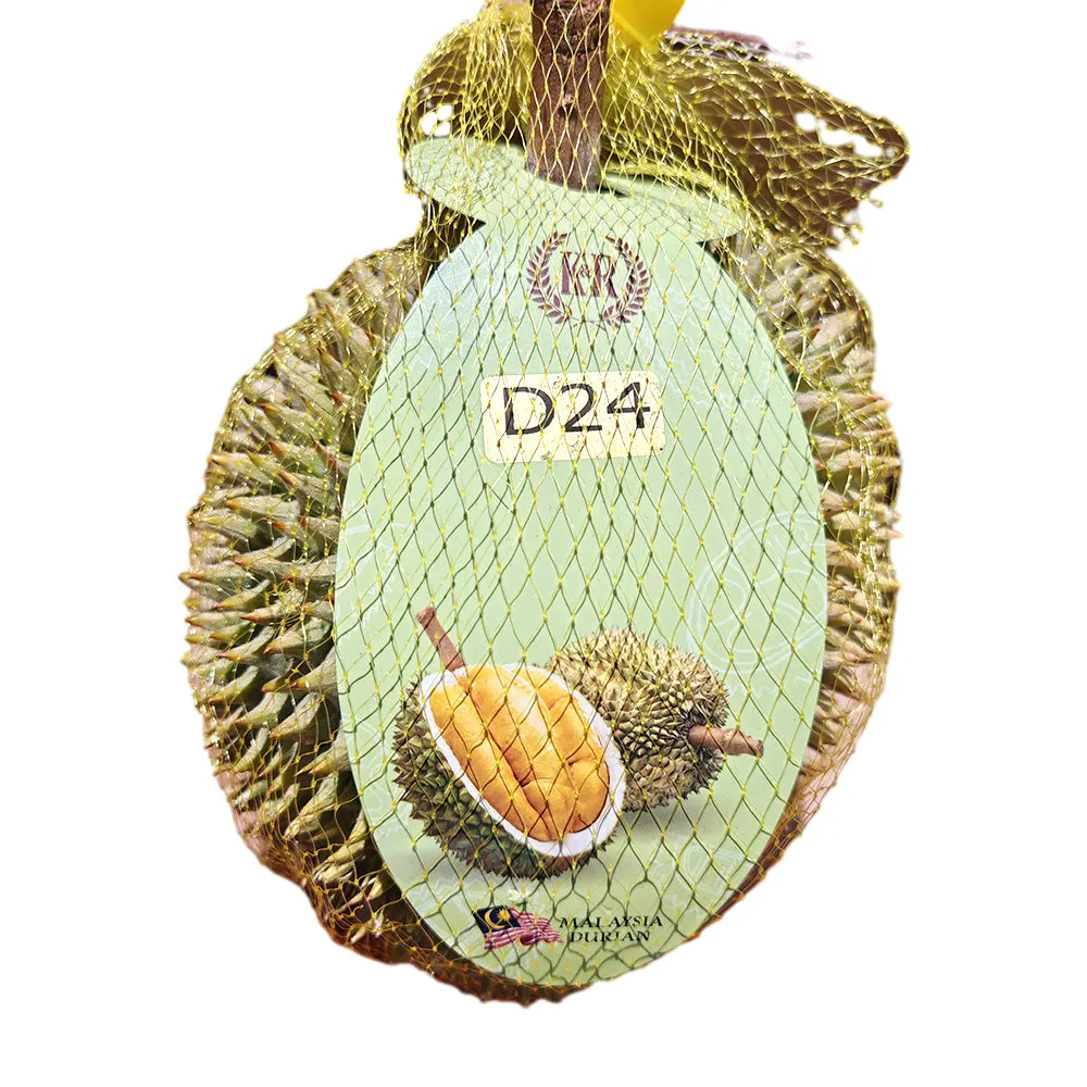 Frozen D24 Sultan Durian - 1-1.2kg