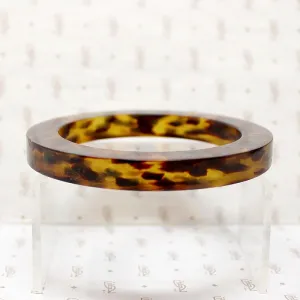 Funky Chunky Art Moderne Celluloid Bangle Bracelet