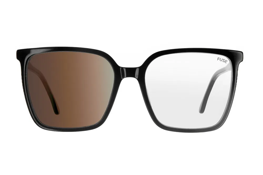 Fuse Prescription Melody Sunglasses | Gloss Black