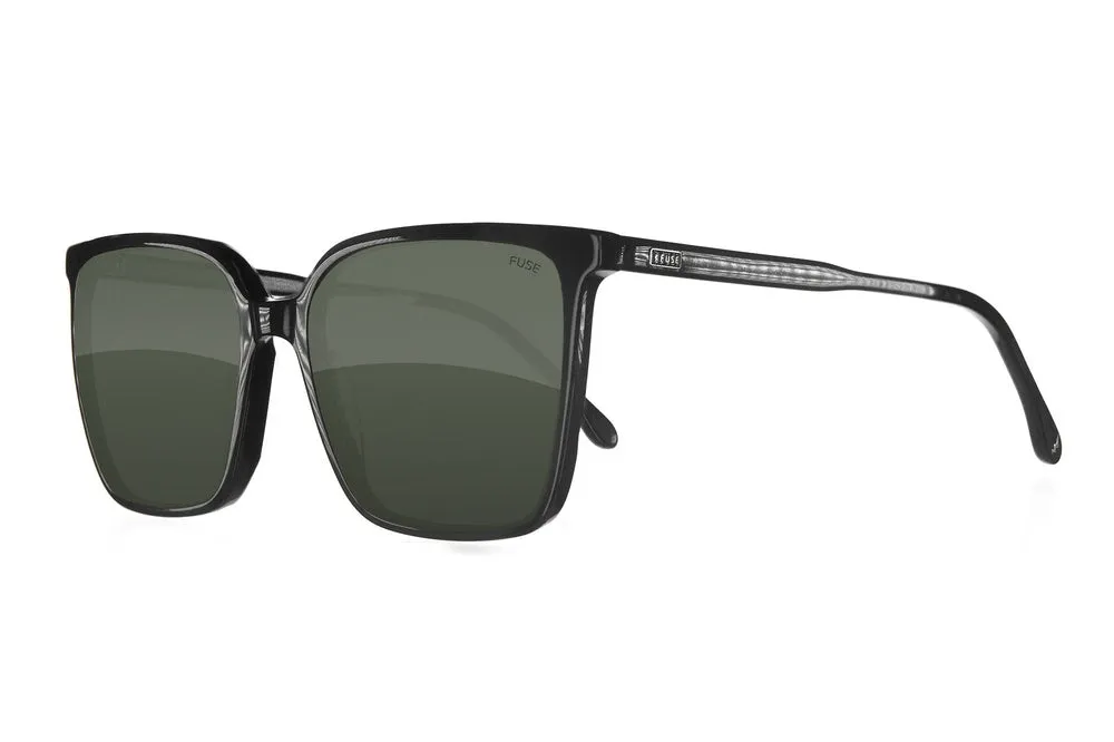 Fuse Prescription Melody Sunglasses | Gloss Black