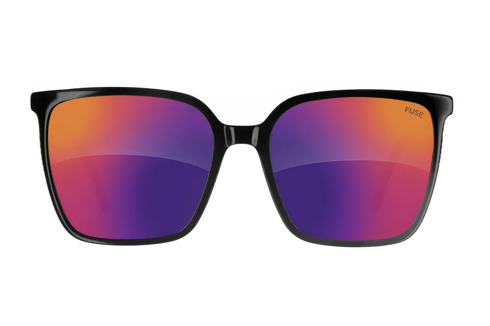 Fuse Prescription Melody Sunglasses | Gloss Black