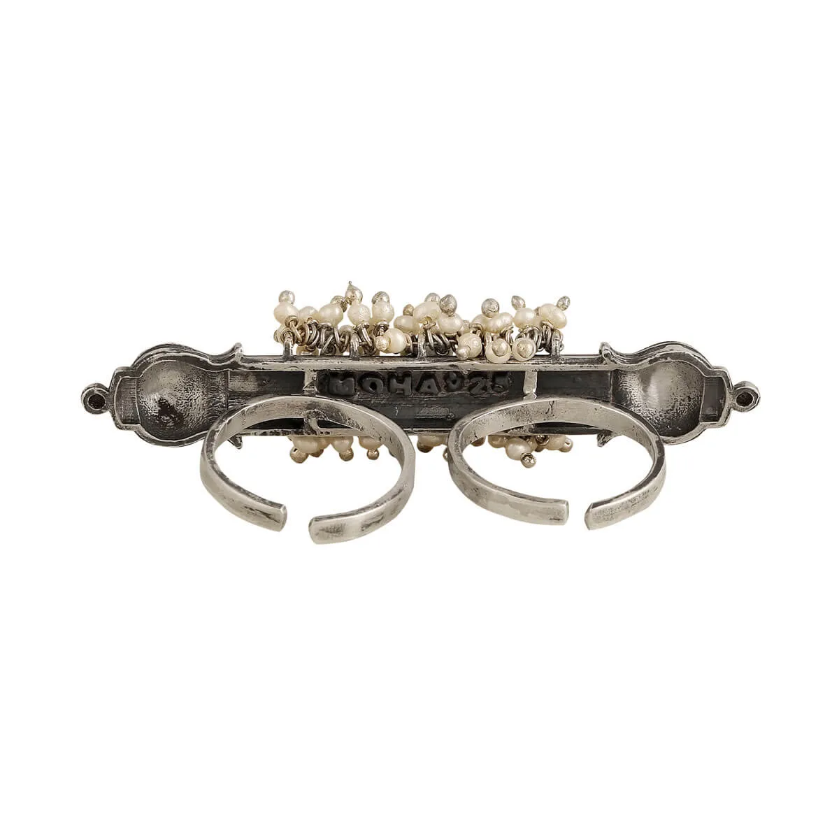 Ghantakar  Silver Finger Ring by MOHA