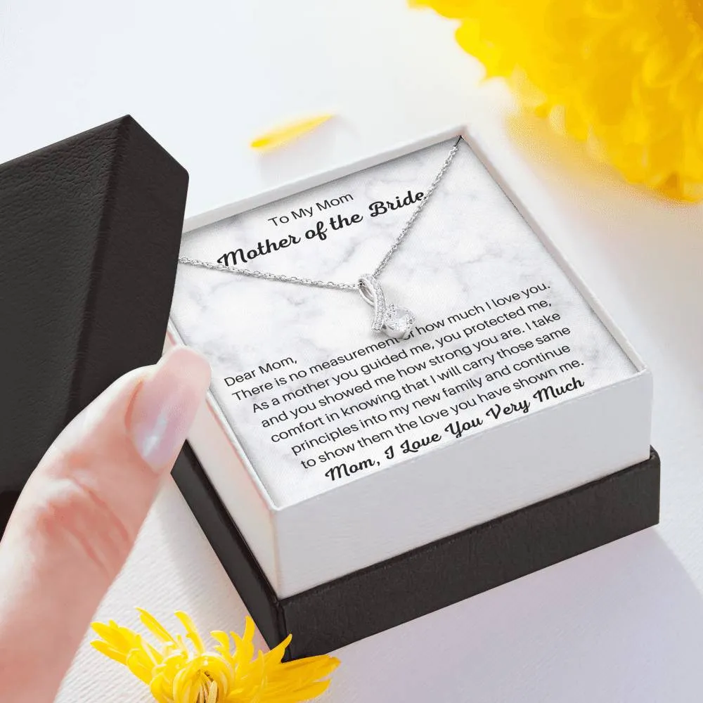 Gift For Mother of the Bride - Love You Very Much Necklace
