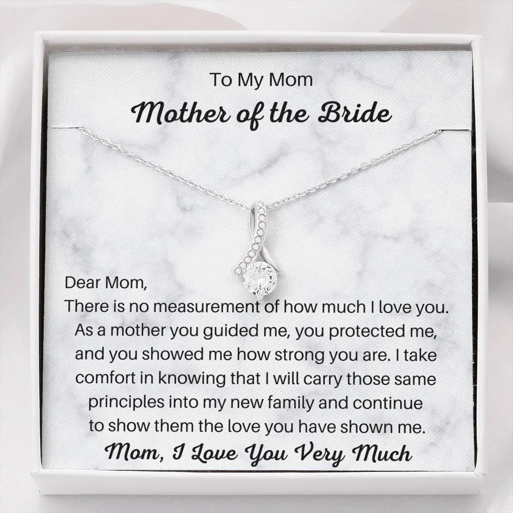 Gift For Mother of the Bride - Love You Very Much Necklace