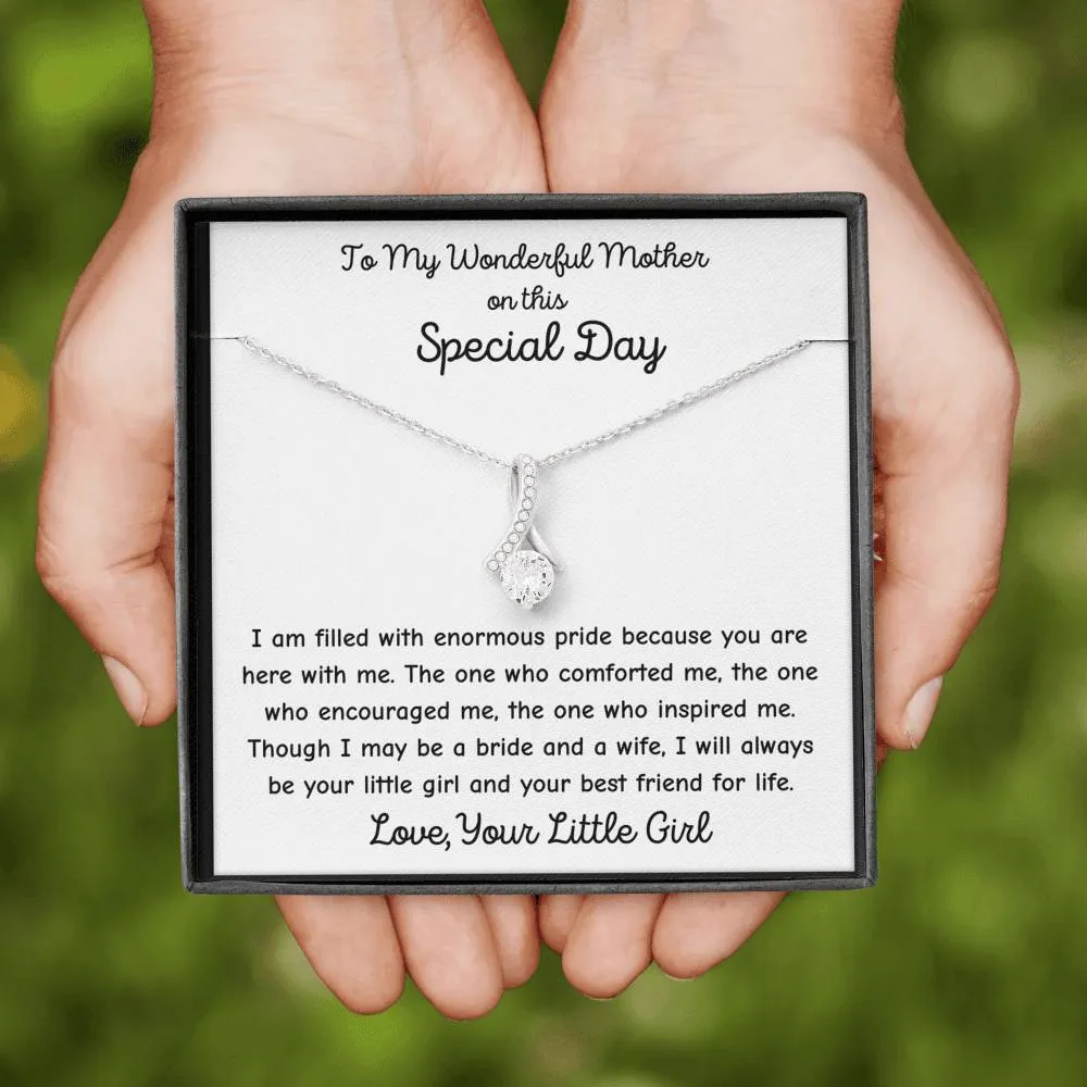 Gift For Mother of the Bride - Your Little Girl Necklace Gift