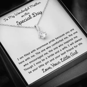 Gift For Mother of the Bride - Your Little Girl Necklace Gift