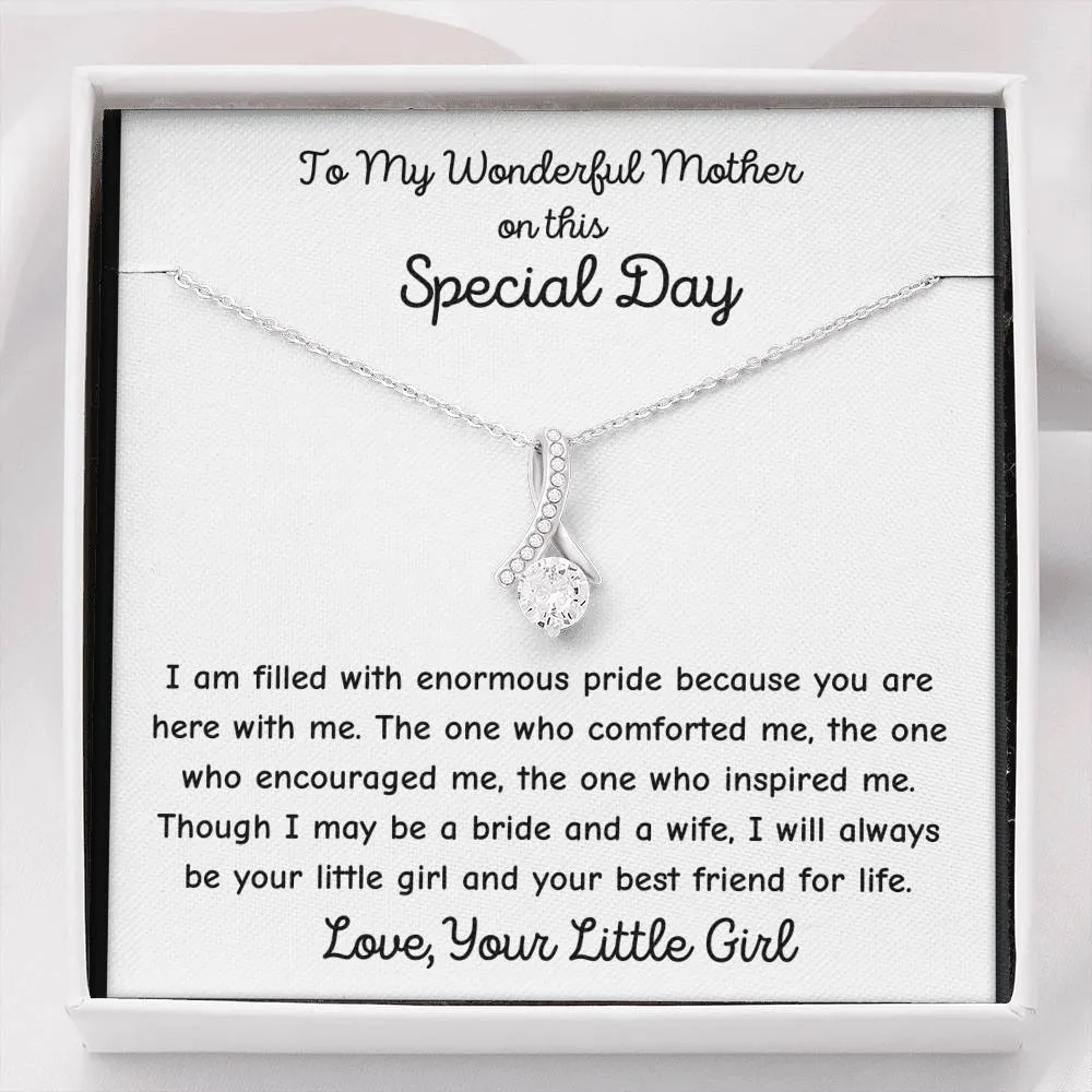 Gift For Mother of the Bride - Your Little Girl Necklace Gift