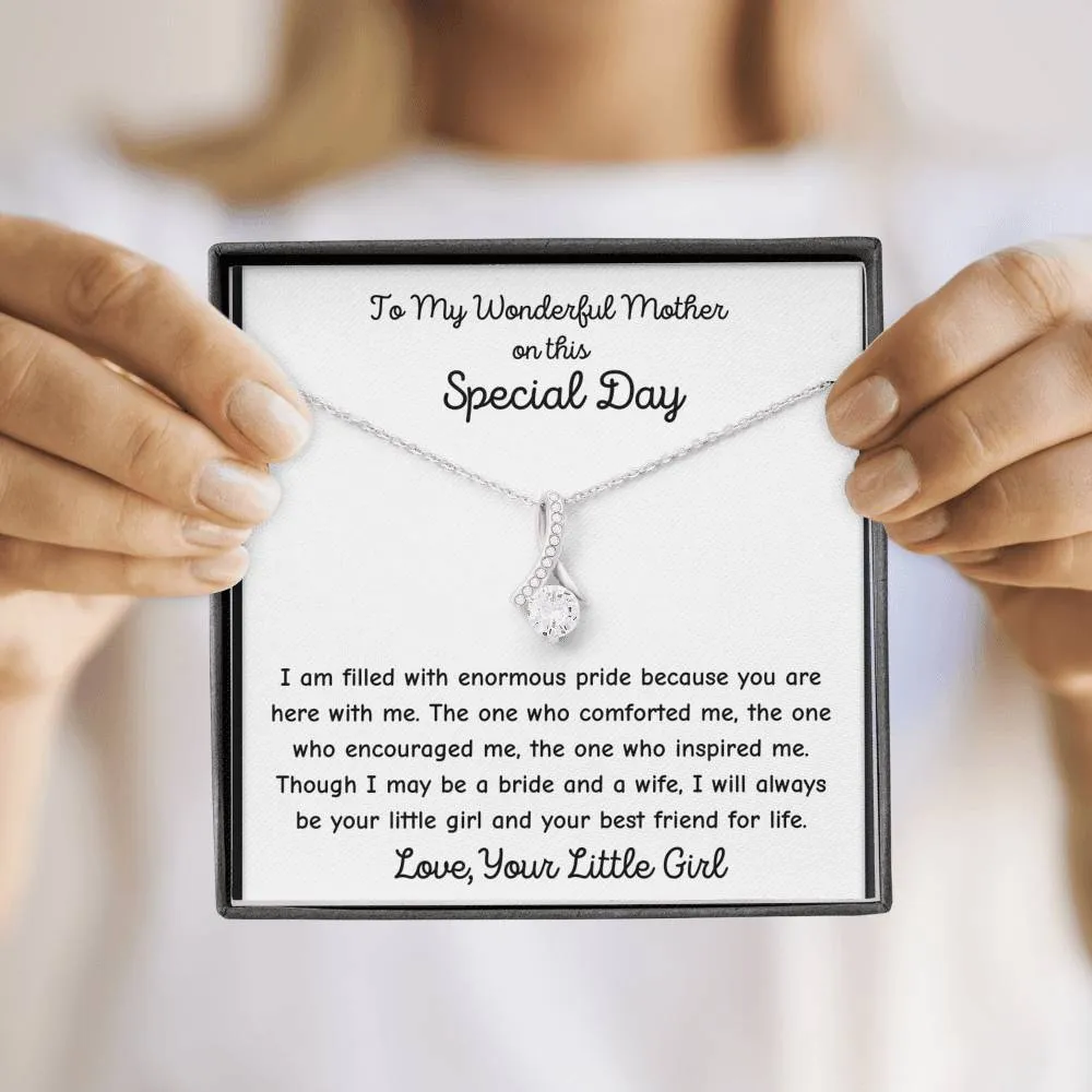 Gift For Mother of the Bride - Your Little Girl Necklace Gift