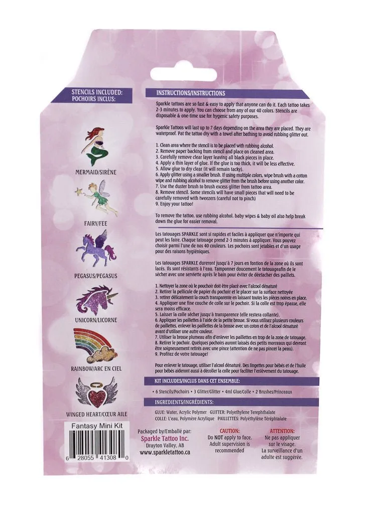 Glitter Tattoo Fantasy Mini Kit