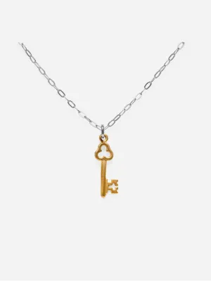 Gold Key Pendant | 18ct