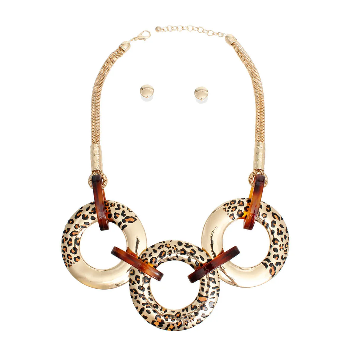 Gold Leopard Ring Collar