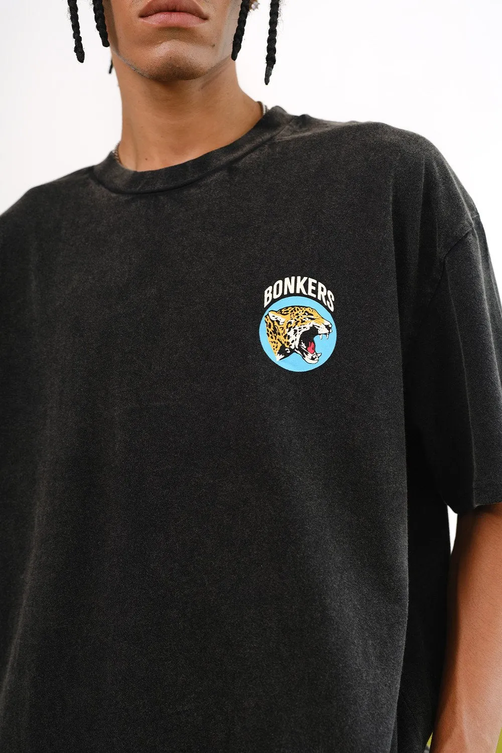 Grey Diabolik Panther Oversized T-shirt