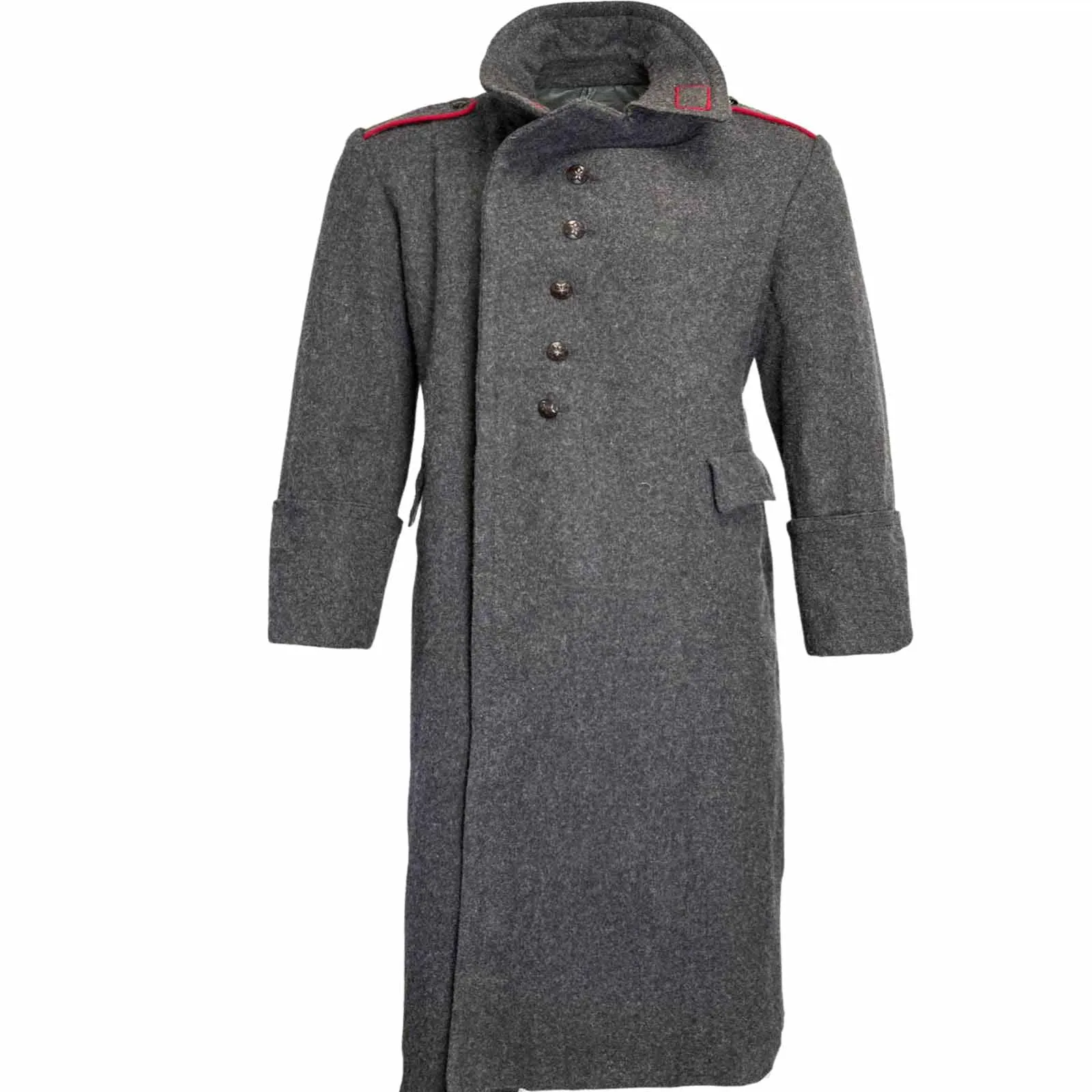 Grey Wool Bulgarian Greatcoat