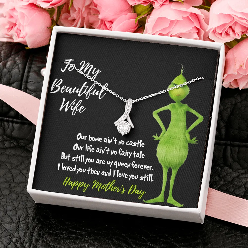 Grinch necklace for mother's day