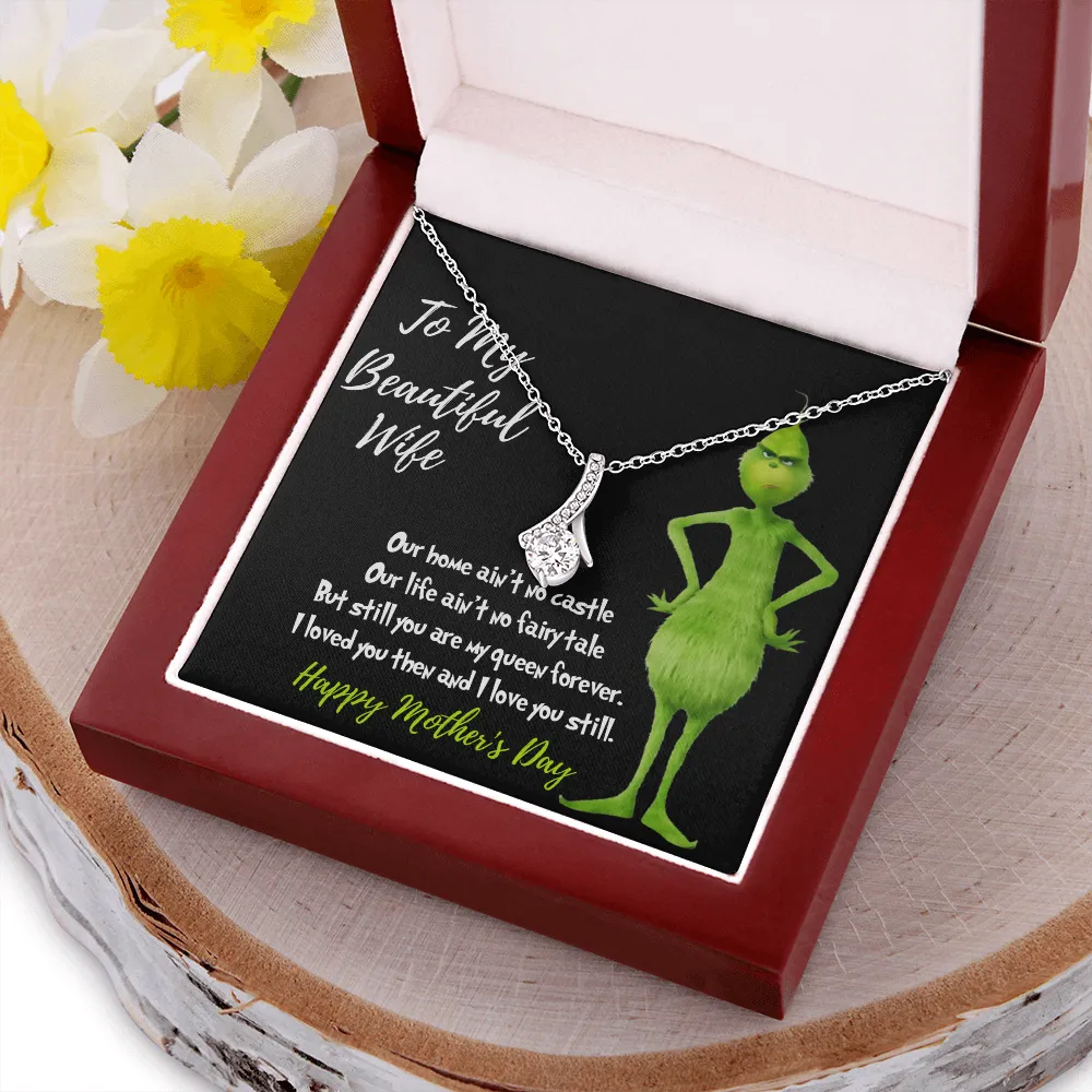 Grinch necklace for mother's day