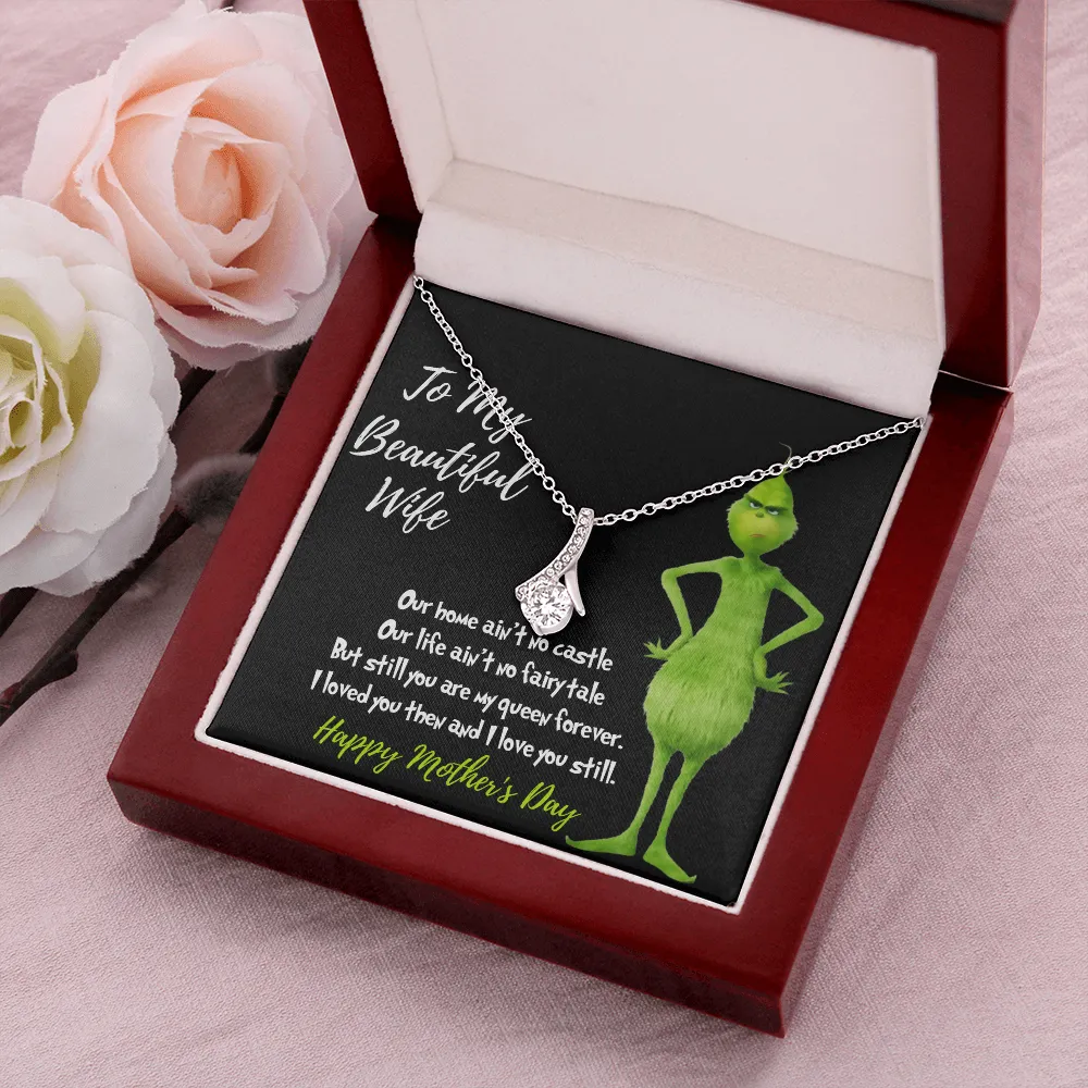 Grinch necklace for mother's day