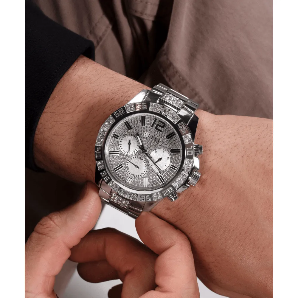 Guess Trend Majestic Trend Silver-Tone Multi-function Men's Watch GW0796G1