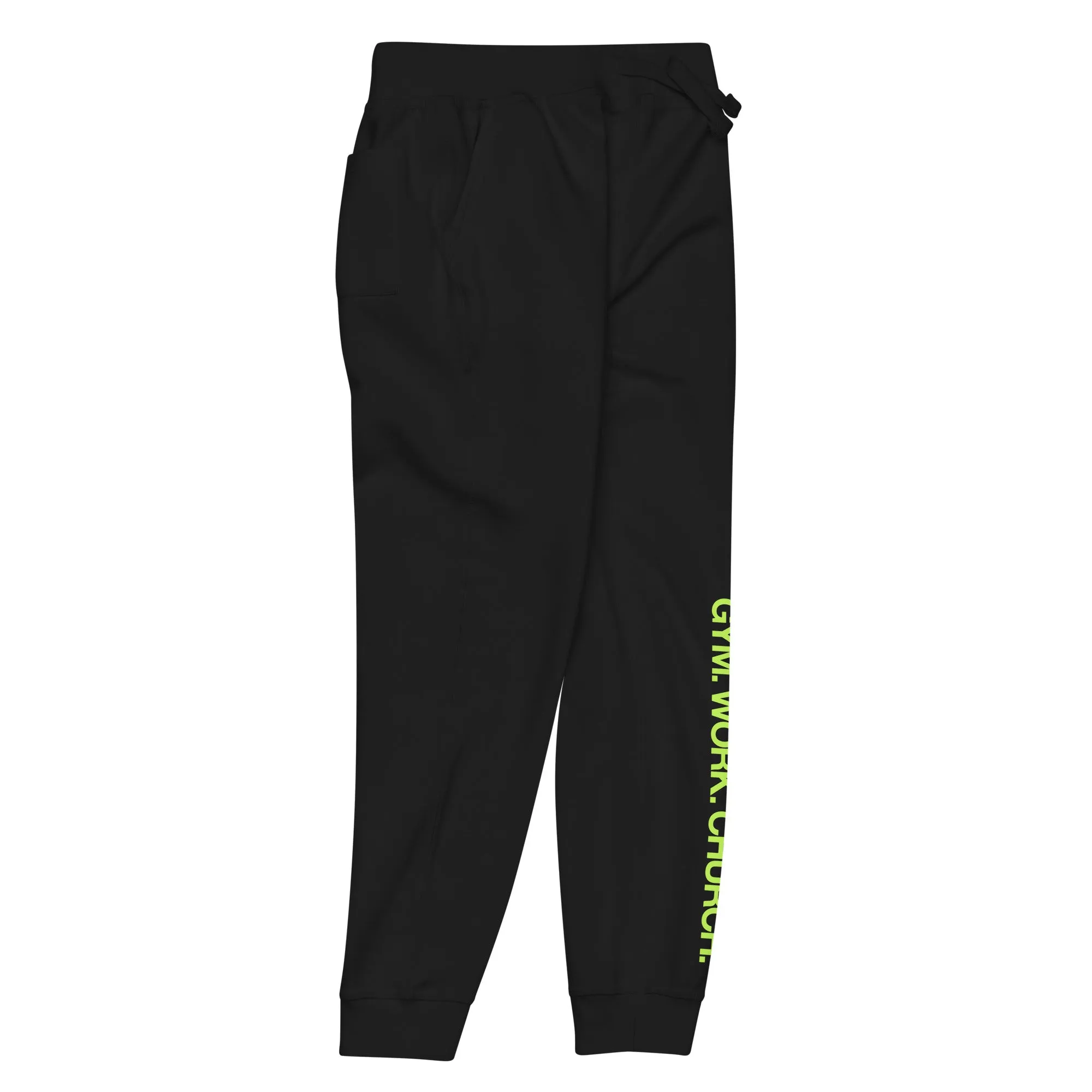 GWC Bold - Unisex Trackpants (Neon Green/Black)