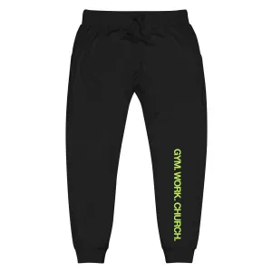 GWC Bold - Unisex Trackpants (Neon Green/Black)