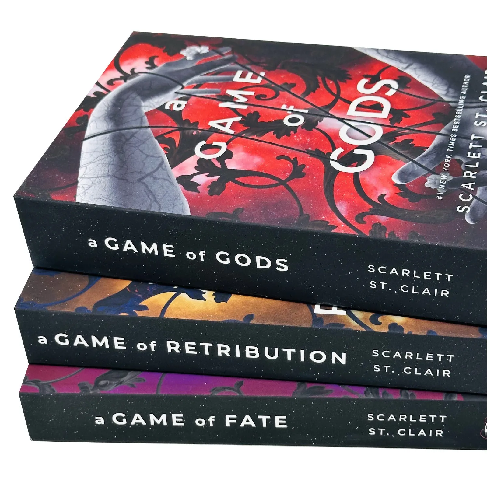 Hades x Persephone Saga 3 Books Collection Set By Scarlett St. Clair(A Game of Gods, A Game of Retribution & A Game of Fate)
