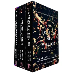 Hades X Persephone Series Books 1 - 3 Collection Set By Scarlett St. Clair (A Touch of Darkness, A Touch of Ruin & A Touch of Malice)
