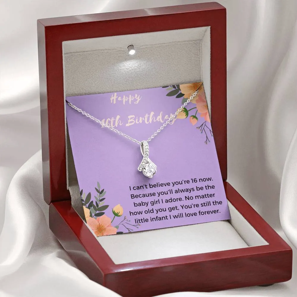 Happy 16th Birthday Necklace