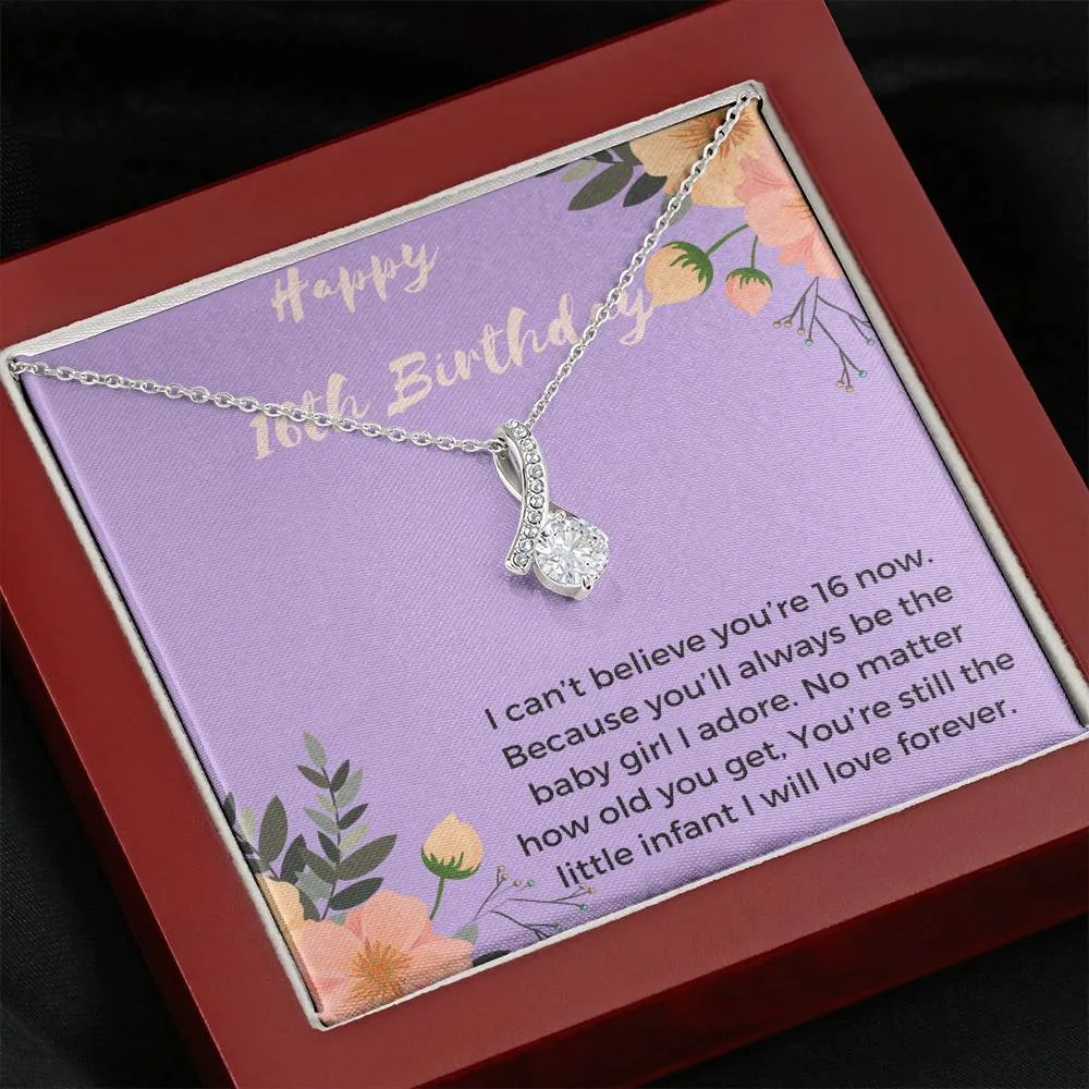 Happy 16th Birthday Necklace