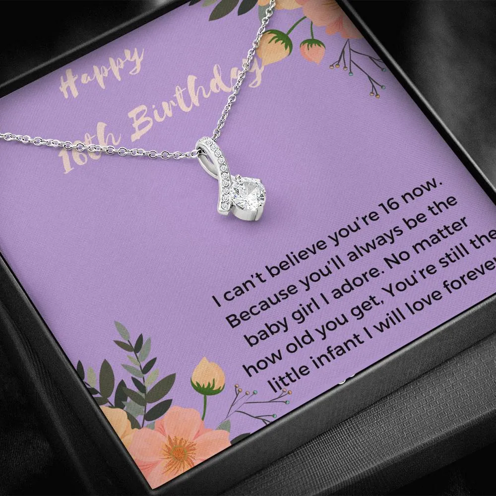 Happy 16th Birthday Necklace