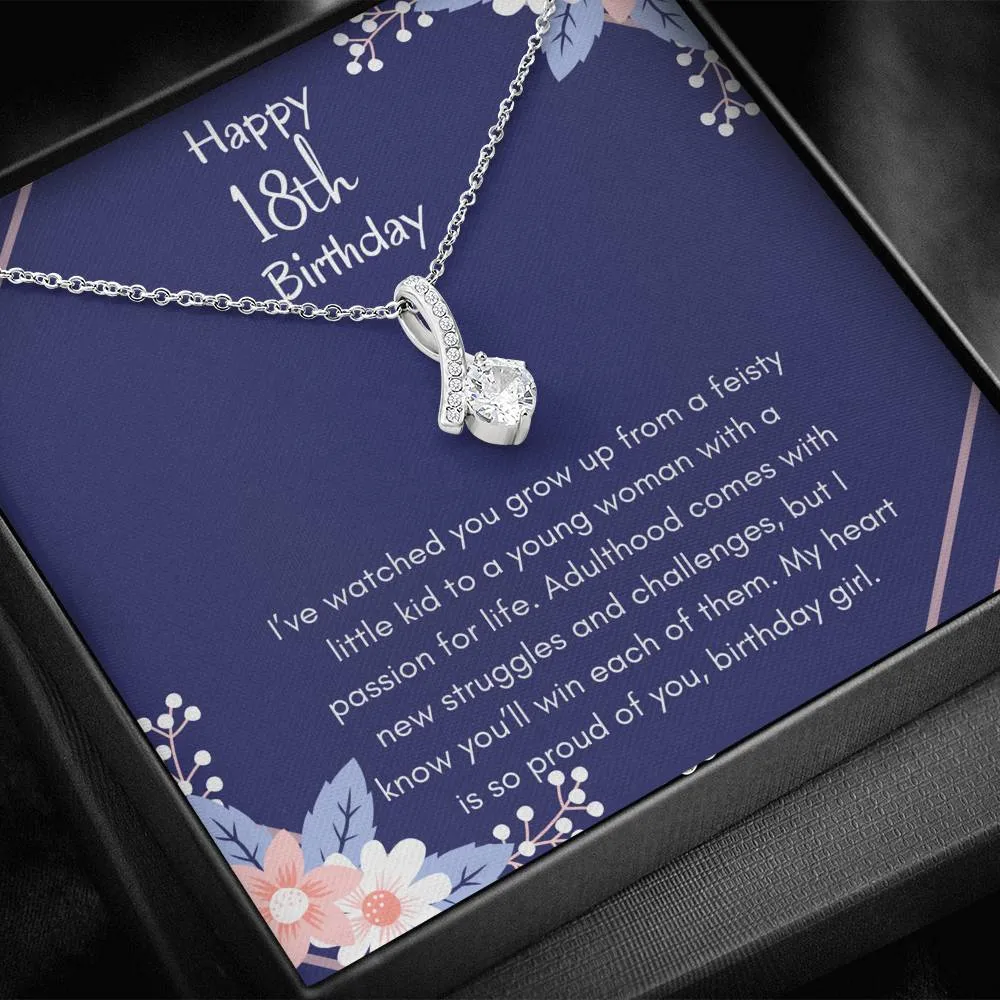 Happy 18th Birthday Necklace