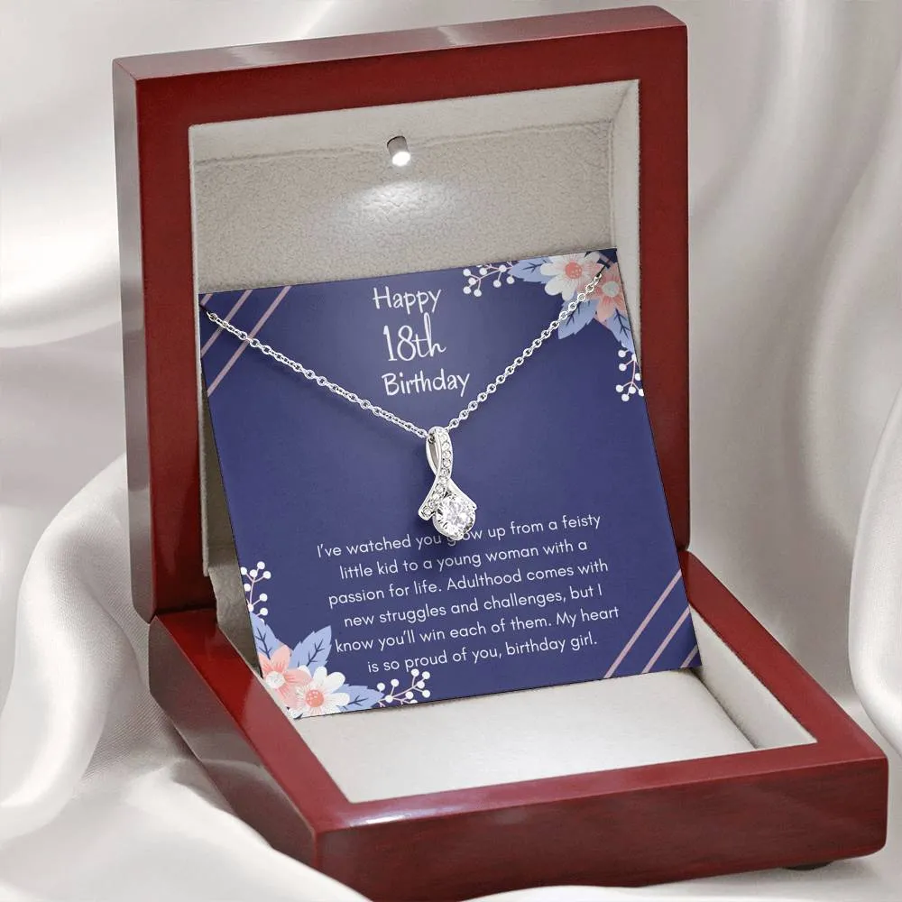 Happy 18th Birthday Necklace