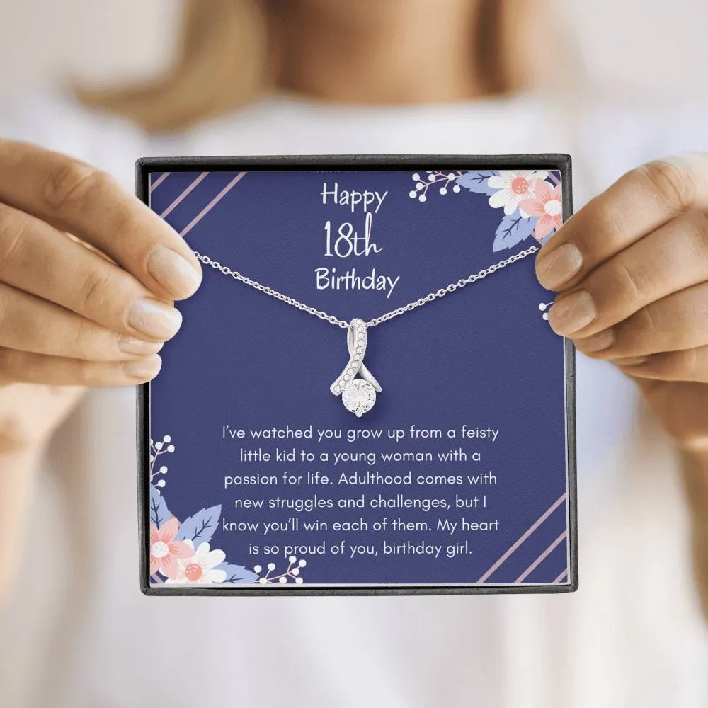 Happy 18th Birthday Necklace