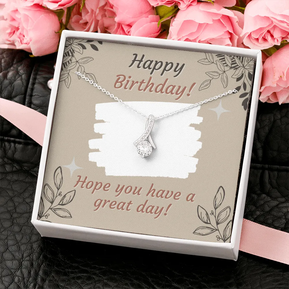 Happy Birthday Alluring Beauty Necklace