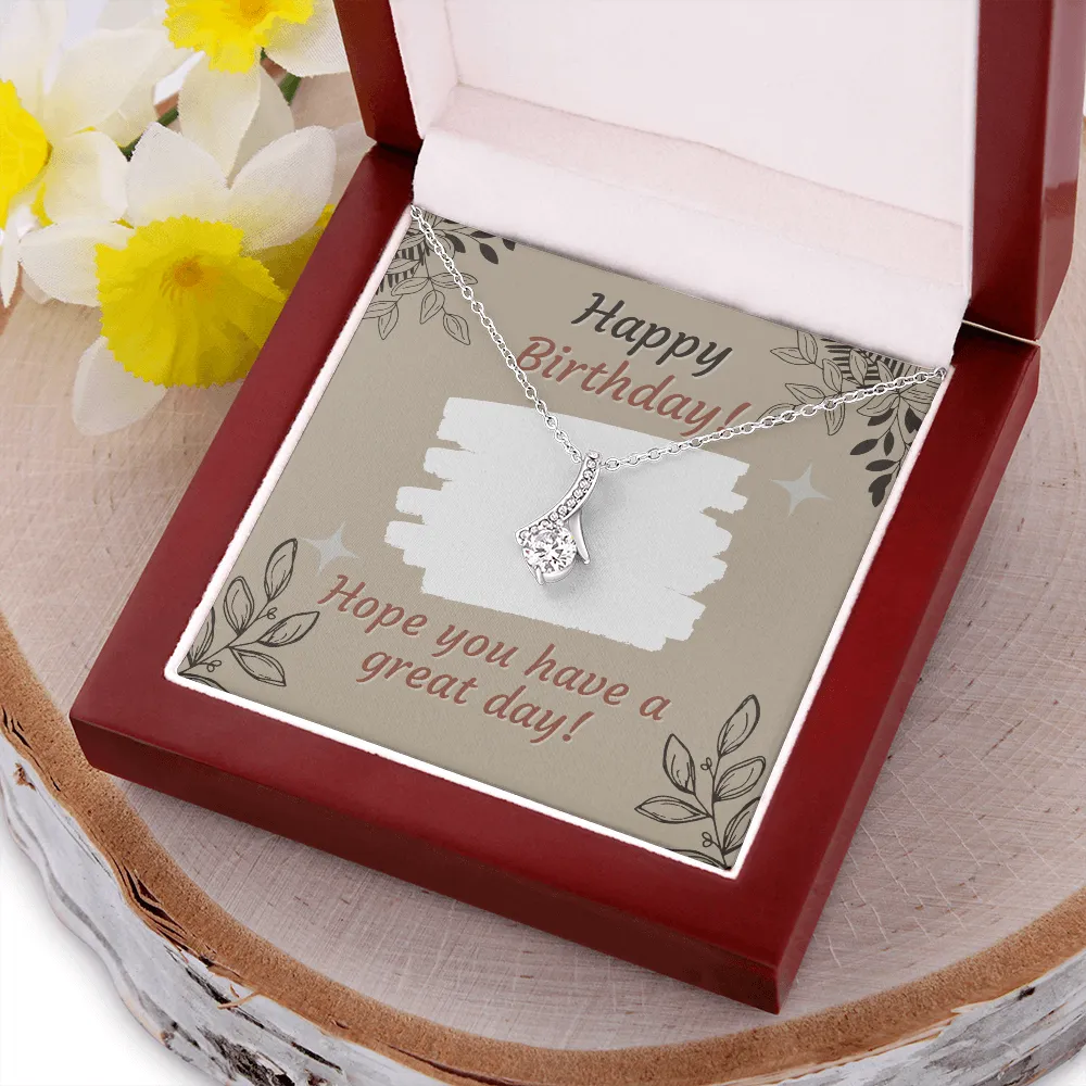 Happy Birthday Alluring Beauty Necklace