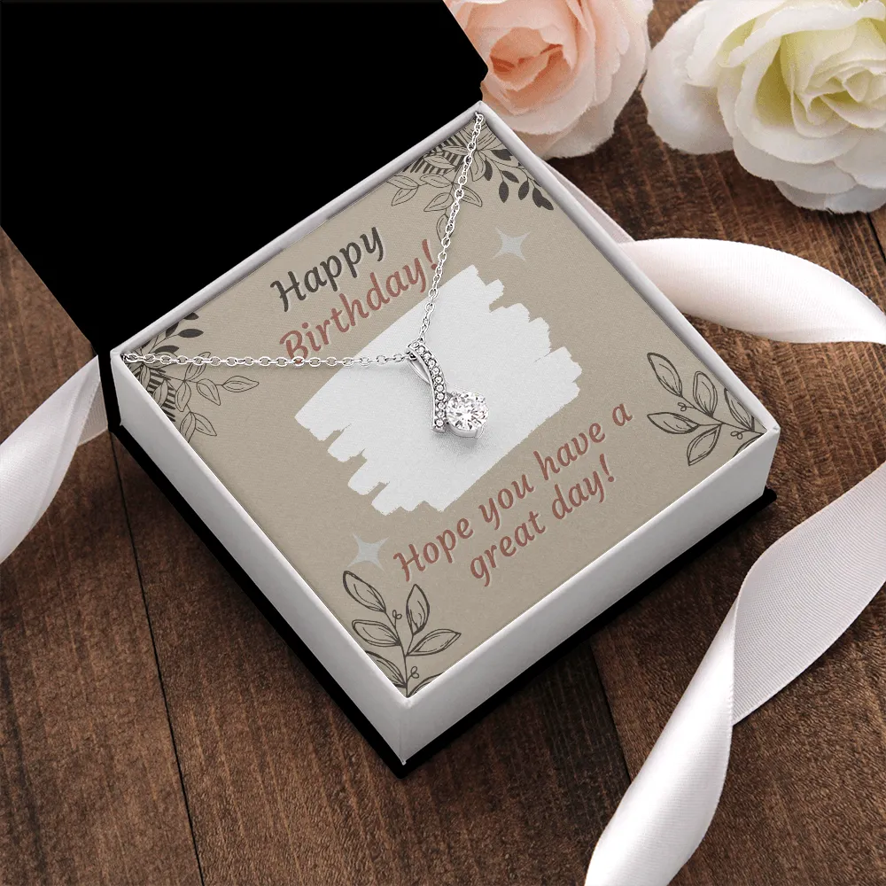 Happy Birthday Alluring Beauty Necklace