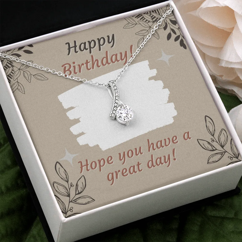 Happy Birthday Alluring Beauty Necklace