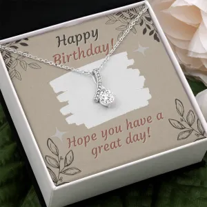 Happy Birthday Alluring Beauty Necklace